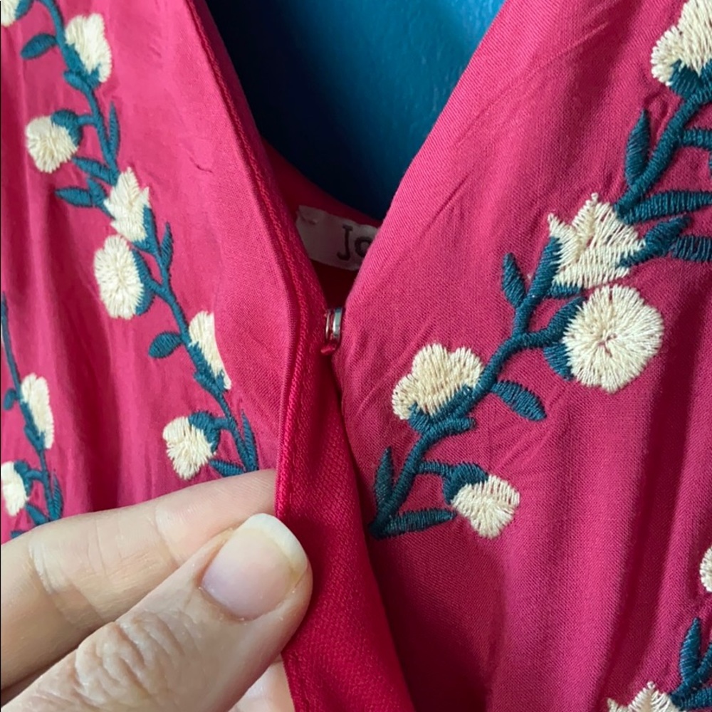 NWT Pink maxi dress with hi-low hem - Picture 4 of 6